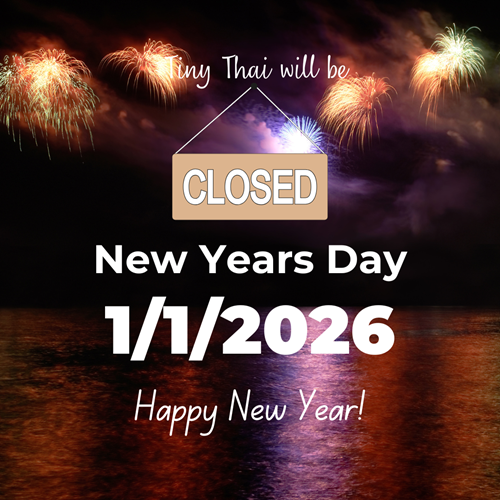 Happy New Year 2026. Closed on January 1st.